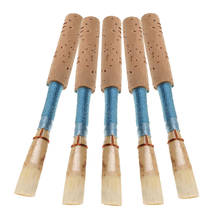 5pcs Oboe Reeds, Strength Medium Soft Oboe Reeds Handmade Blue Cork Oboes Reeds Instrument Replacement Accessory 2024 - buy cheap