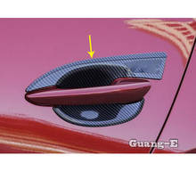 Para mazda 3 mazda3 axela m3 2019 2020 2021 estilo do carro capa detector guarnição porta externa tigela braço corrimão quadro vara 2024 - compre barato