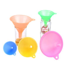 NICEYARD 5pcs/set Kitchen Mini Funnel Food-grade Material Bar Wine Flask Funnels Pinkycolor Translucent 2024 - buy cheap