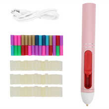 Mini Glue Gun DIY Hot Melt Colorful Pen-Shaped Cordless 2200mAh USB Rechargeable Lithium Battery 2024 - buy cheap