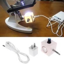 Luz LED blanca USB, Iluminación inferior, lámpara de microscopio biológico, fuente ajustable PXPC 2024 - compra barato