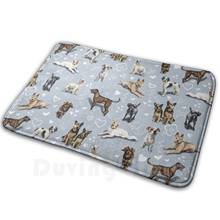 The Crossbreed Mat Rug Carpet Anti-Slip Floor Mats Bedroom Crossbreed Cross Breed Mongrel Dog Terrier Spaniel Collie Labrador 2024 - buy cheap