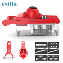 10pcs Mandoline Slicer Vegetable Cutter Grater Manual Radish Potato Peeler Carrot Cheese Grater Dicer Kitchen Accessories 2024 - buy cheap