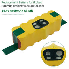 Перезаряжаемый аккумулятор NiMH 14,4 в 4500 мач для пылесоса iRobot Roomba 500 550 610 620 780 790 880 570 650 900 2024 - купить недорого