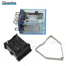 LY2 8 pins pcb relay socket 10a Relay Small relay LY2NJ 2024 - buy cheap