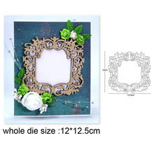 Metal Cutting Dies lace hollow frame Crafts Stencils For Paper card Scrapbooking making Embossing Dies Cuts 2024 - buy cheap