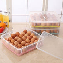 The Large Capacity Storage Box Square Transparent Refrigerator Food Dumplings Eggs Airtight Storage Container Plastic Box 2024 - buy cheap