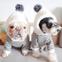 Pug Clothes Winter Dog Coat Hoodie Schnauzer French Bulldog Clothing Welsh Corgi Dog Outfit Pet Costume Apparel Garment Dropship 2024 - buy cheap