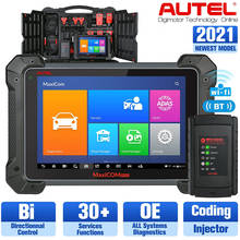 Autel maxicom-ferramentas de diagnóstico automotivo mk908, scanner obd2, testes de atuação de chaves immo de carro, codificação ecu 2024 - compre barato