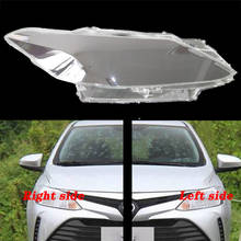 Para toyota vios 2016-2018 frente faróis lâmpadas transparentes máscaras escudo da lâmpada faróis lente do farol g 2024 - compre barato