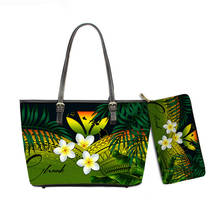 Noisydesigns hand bag Hawaii Tribal Polynesian Pattern Lady Totes Bolsas women leather handbag with wallet purses bag 2021 2024 - buy cheap