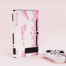 Новая розовая футболка для девочек меха воин чехол Nintendo переключатель чехол защитный чехол жесткий чехол с нарисованными Водонепроницаемый Крышка для Nintendo Switch NS консоль 2024 - купить недорого