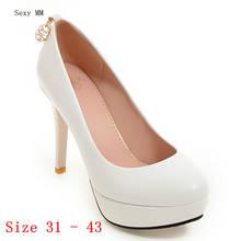 Women High Heel Shoes Platform Pumps Woman High Heels Party Wedding Shoes Kitten Heels Small Plus Size 31 32 33 - 40 41 42 43 2024 - buy cheap