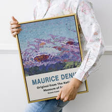 Фото настенной стены с изображением Мориса Дениса, рисунок океана, побережье, Настенный декор с абстрактным изображением Национального музея 2024 - купить недорого