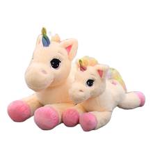 40-80CM Lying Posture Unicorn Plush Toy Soft Stuffed Animal Doll Kawaii Rainbow Unicorn For Children's Brinquedos Christmas Gift 2024 - buy cheap