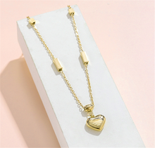 316L Titanium Steel Simple Compact And Exquisite Solid Love Necklace Love Clavicle Chain Does Not Fade 2024 - buy cheap