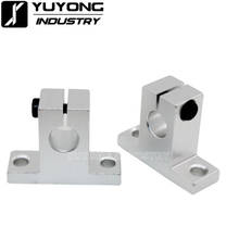 2Pcs/lot SK8 SK10 SK12 SK16 linear bearing rail shaft support XYZ Table CNC Router 3D printer Part 2024 - buy cheap