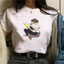 Verão 2020 fashion personalidade arte impressão camiseta feminina harajuku casual manga curta tops básicos femininos camisetas para mulheres 2024 - compre barato