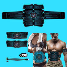 Cinturón Abdominal de entrenamiento para hombre y mujer, electroestimulación, estimulador Muscular ABS, entrenador Muscular de cadera, tóner, equipo de gimnasio en casa 2024 - compra barato