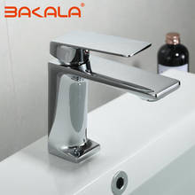 BAKALA Basin Faucet Bathroom Sink Faucet Single Handle Hole Chrome Faucet Basin Taps Deck Vintage Wash Hot Cold Mixer Tap Crane 2024 - buy cheap