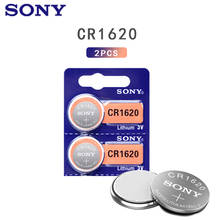 2Pcs SONY CR1620 Button Cell Coin Batteries CR1620 Car Remote Control Electric Alarm 1620 ECR1620 DL1620 3V Lithium Battery 2024 - buy cheap
