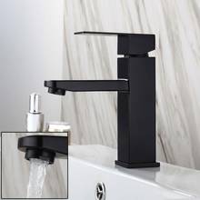 Stainless Steel Bathroom Kitchen Washbasin Faucet Square Sink Basin Mixer Tap Lead-free scratch-proof leak-proof hot cold dual 2024 - buy cheap