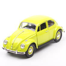 Mini Superbug escarabajo clásico 1:24, vehículo vintage fundido a presión, modelo de metal en miniatura, coche Bug a escala, autobús, juguetes, regalos de colección, 1967 2024 - compra barato