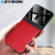 Keysion-capa protetora para smartphone, proteção espelhada em couro, à prova de choque, para xiaomi vários modelos 2024 - compre barato