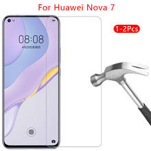 Vidrio protector para huawei nova 7, protector de pantalla de vidrio templado en nova7, película 5g, huawei, huawei, huawe, huawai, huawwi 2024 - compra barato