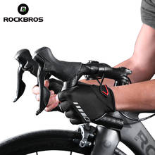 RockBros Cycling Gloves Half Finger Gloves Sunmmer Silicone Gel Thickened Pad SBR Breathable Bicycle Short Gloves Shockproof 2024 - buy cheap