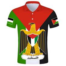 Palestina polo camisa diy livre feito sob encomenda nome palaestina polo bandeira da nação ple tate palestina faculdade impressão logotipo roupas 2024 - compre barato