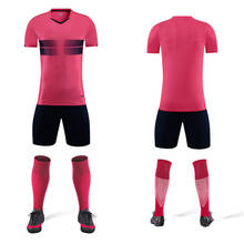 Camisas de futebol infantis e masculinas, conjunto de roupas personalizadas para meninos, treinamento de futebol adulto, 2020 2024 - compre barato
