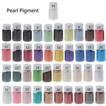 Pigmento nacarado en polvo de Mica, 41 colores, resina epoxi, colorante, pigmento de perla, resina, fabricación de joyas 2024 - compra barato