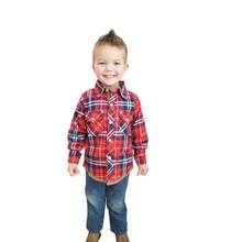 COSPOT Baby Boys Girls Shirt British Plaid Luxury Brand Kids Zaraing London Style Blouse Children Basic Blouse 2022 New 50 2024 - buy cheap