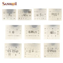 Juego de plantillas de reparación de CPU para iPhone, kit de plantillas de soldadura de Chip IC BGA Reballing para iPhone 4, 4s, 5, 5s, 6, 6s, 7 Plus, ZM56 2024 - compra barato