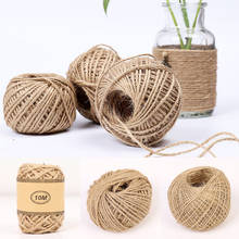 Natural Jute Twine Burlap String Linen Rope Party Wedding Gift Wrapping Cords Thread DIY Scrapbooking Craft Decoration 2024 - buy cheap