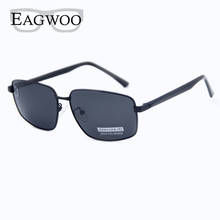 Мужские солнцезащитные очки Eagwoo, поляризованные квадратные очки с антибликовым покрытием, 62 мм 2024 - купить недорого