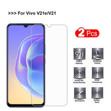 Vidrio templado para Vivo V21, película protectora de teléfono para Vivo V21e 2021, V21V2066, PD2083F_EX, Protector de pantalla, 2 uds. 2024 - compra barato