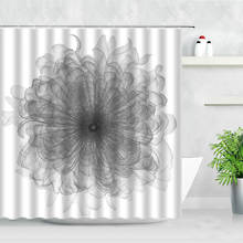 Cortinas de ducha de Arte Abstracto 3D, ganchos de tela, pantalla de mariposa de flores coloridas, Arte Creativo, decoración para bañera y baño 2024 - compra barato
