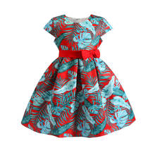 Hetiso Flower Print Baby Girls Princess Dress for Kids Summer Floral Dresses Toddler Kids Birthday Party Clothing Vestido 2 4 6Y 2024 - buy cheap