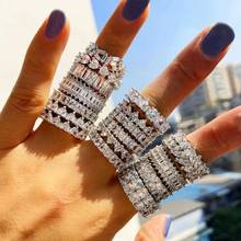 Anillo de compromiso con diamantes para hombre y mujer, sortija de boda hecha a mano, con diamantes de 91% Plata de Ley 925 auténtica, joyería, 100% de descuento 2024 - compra barato