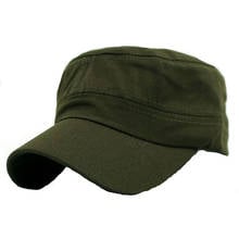 Gorro militar clásico Unisex, gorra de ala plana curvada Vintage, Color sólido, gorra de papá, gorra de Caminero, sombreros para hombres y mujeres 2024 - compra barato