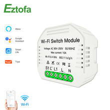 2 Way Mini Wifi Smart Light Switch Diy Module Smart Life/Tuya APP Wireless Remote Control Works with Alexa Echo Google Home 2022 - buy cheap