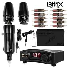 Professional Tattoo Machine Kit Power Supply 2 Motors Rotary Pen With Cartridges Needles For Permanent Makeup And Tattoo 2024 - buy cheap