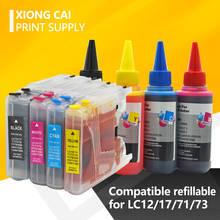 Compatible refillable Ink Cartridge for LC12 LC40 LC71 LC73 LC75 LC400 LC1220 LC1240 For Brother Printer MFC-J6910CDW J6710CDW 2024 - buy cheap