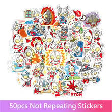 50Pcs/Set Japan Ultraman Dayman graffiti stickers water removable trolley case stickers notebook stickers car stickers toys Gift 2024 - buy cheap