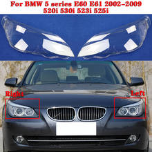 Capa de farol dianteiro para carro, para bmw 5 series, e60, e61, 530i, 520i, 523i, 525i, 2002-2008 2024 - compre barato