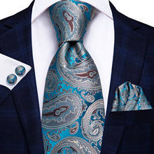Hi-Tie-corbata de seda 100% para hombre, corbata de 8,5 cm de Cachemira para negocios, corbatas formales de lujo para boda, alta calidad 2024 - compra barato