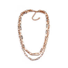 2020 New ZA Fashion Simple Gold Chain Choker Necklace Women Jewelry Luxury Hip Hop Punk Necklace Jewelry Female 2024 - buy cheap