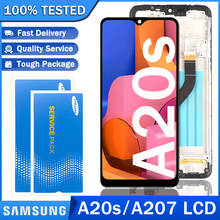 Pantalla LCD AMOLED de 6,5 pulgadas para móvil, repuesto de montaje de digitalizador y paquete de servicio para Samsung Galaxy A20s, A207, A207F, SM-A207F 2024 - compra barato